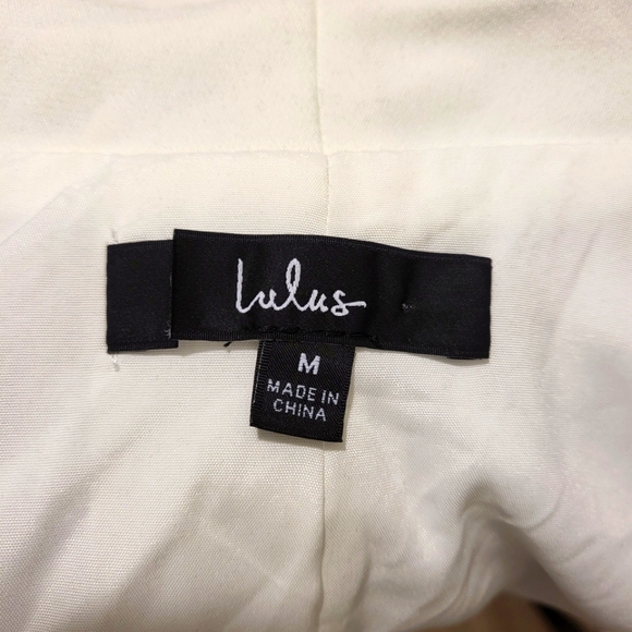 Lulus Ivory Long Sleeve Blazer Romper - Picture 9 of 10